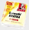 Serwetki KRATKA 200szt. barwione