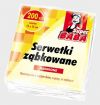 Serwetki zbkowane 15x15 200szt. biae