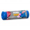 AZ Worki na mieci z USZAMI LDPE 120L 10szt. niebieskie - WNS-3975