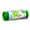 ST Worki na mieci z USZAMI EKOLOGICZNE 60L 10szt. zielone (LDPE) - WNS-3554